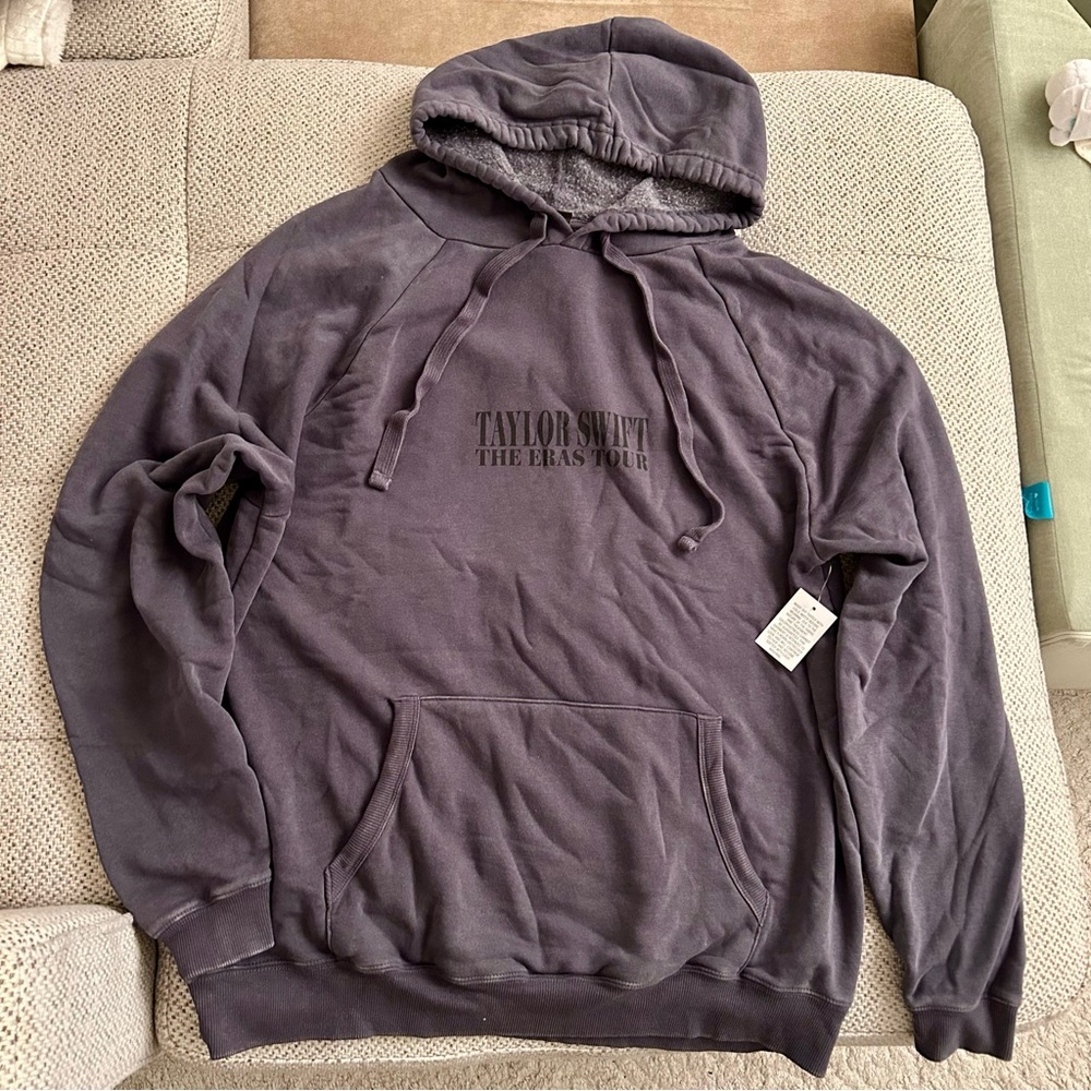 [Brand New] Size L - Taylor Swift Eras Tour Washed Blue Hoodie